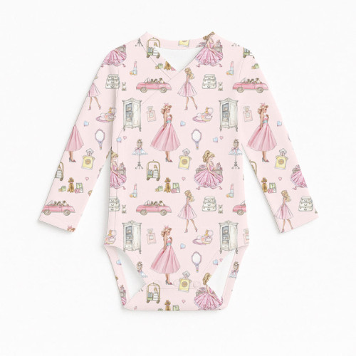 Printed Long-Sleeve Kimono ..
