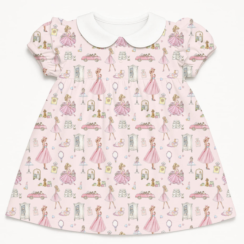 Supima Cotton Night Dress with Ruffle DR019CL MON CHERIE