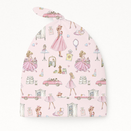 Supima Cotton Layette Hat w..