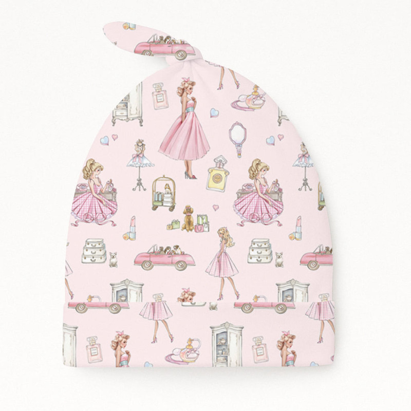 Supima Cotton Layette Hat with Knot H003 MON CHERIE Supima Cotton Layette Hat with Knot H003 MON CHERIE