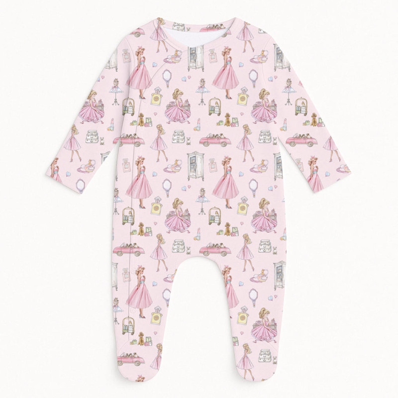 Babygrow for baby with Side Opening K020 MON CHERIE