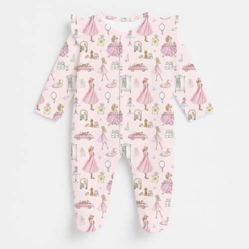 Babygrow with ruffles 100% ..