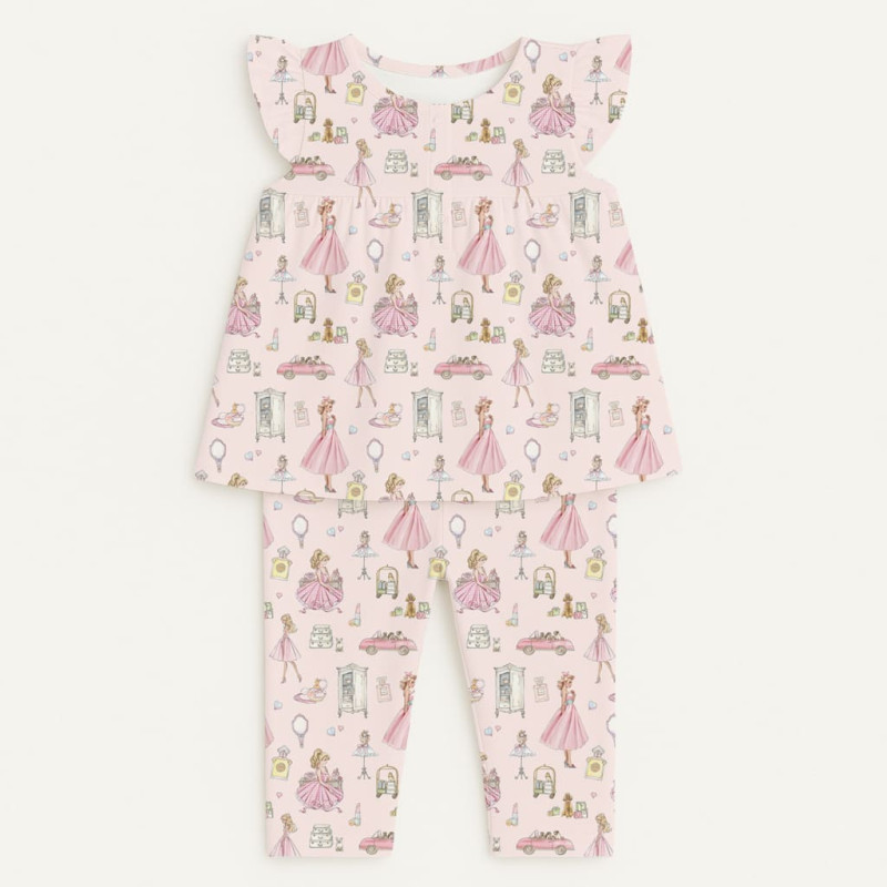 Yoke Girls Pyjama 100% organic Cotton PJ015 MON CHERIE Yoke Girls Pyjama 100% organic Cotton PJ015 MON CHERIE