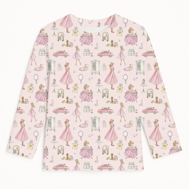 Long Sleeve T-shirt for Boys and Girls TSH002 MON CHERIE Long Sleeve T-shirt for Boys and Girls TSH002 MON CHERIE