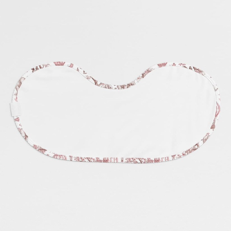 Burpy Bib BB010 – Organic Supima Cotton Pink Toile Africa Burpy Bib BB010 – Organic Supima Cotton Pink Toile Africa