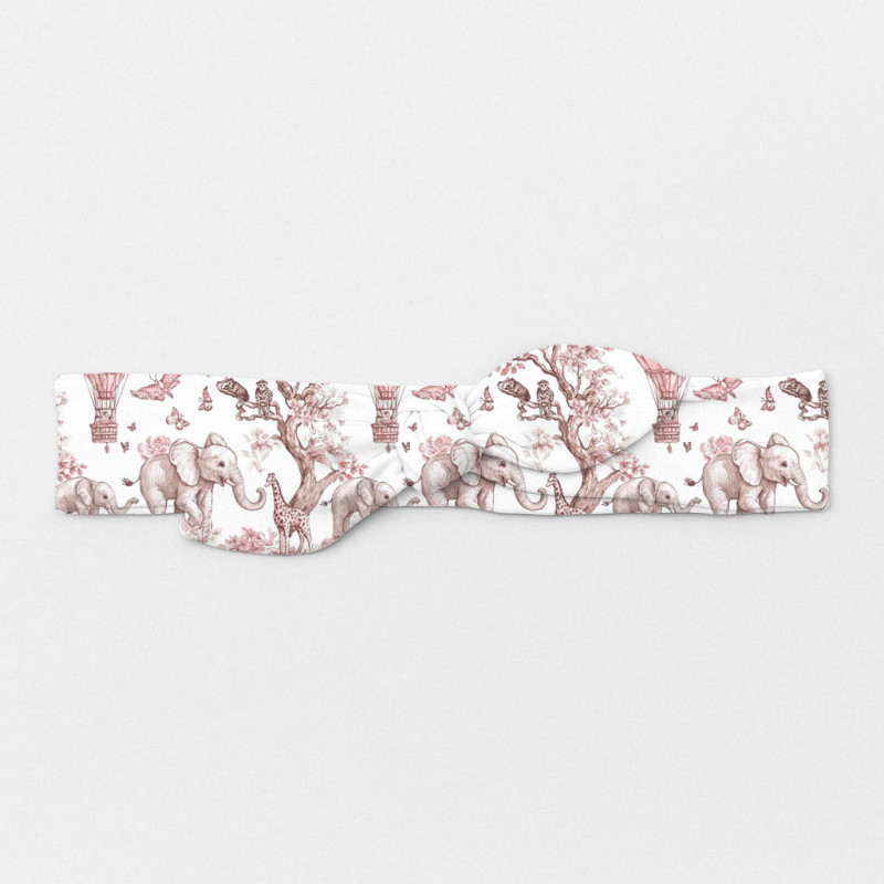 Baby Girls’ Headband My Little Pie BOW001 Pink Toile Africa
