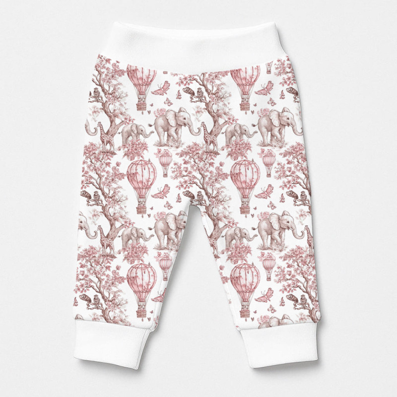 Cotton Baby Joggers BR014 Pink Toile Africa Cotton Baby Joggers BR014 Pink Toile Africa