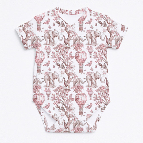 Printed Short-Sleeve Kimono..