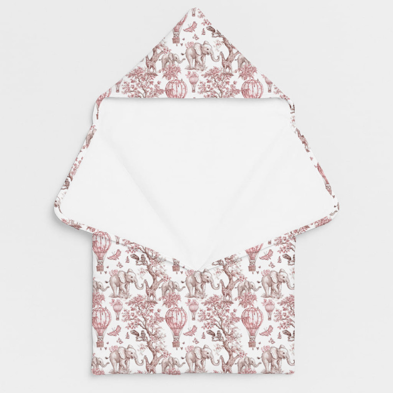 Charming Babynest C001 Pink Toile Africa Charming Babynest C001 Pink Toile Africa