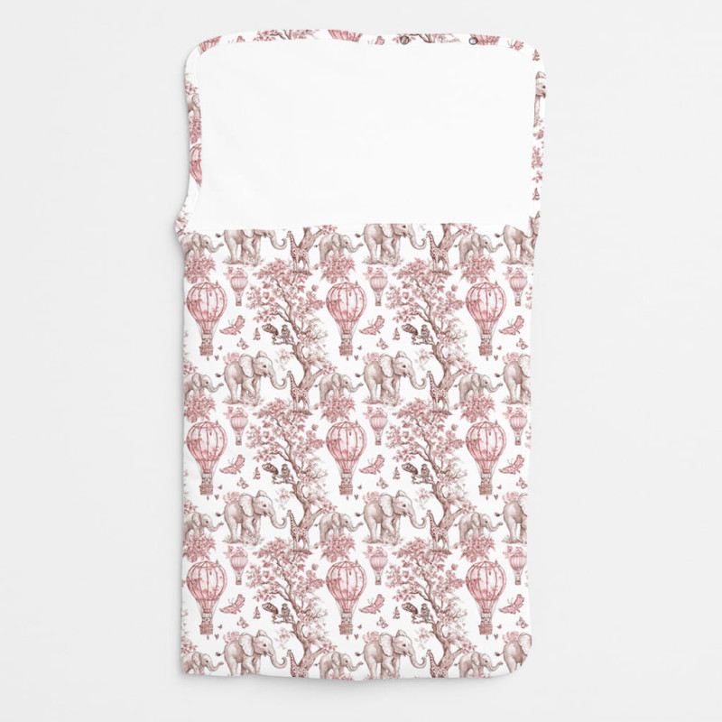 Charming Babynest C002 Pink Toile Africa Charming Babynest C002 Pink Toile Africa