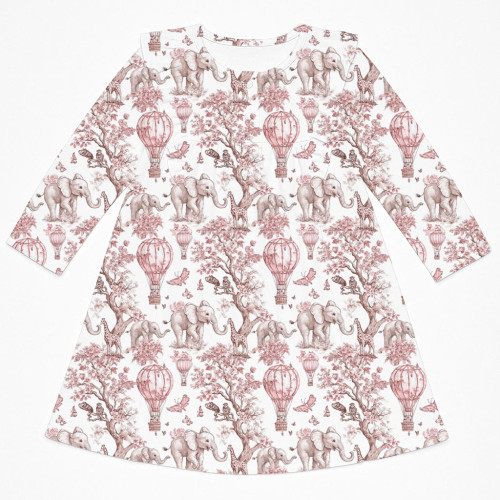 Charming Long-Sleeved Night..