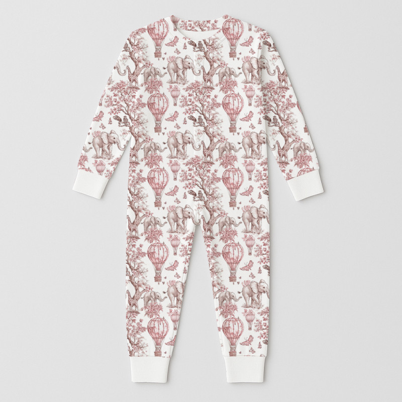 Jumpsuit for Children My Little Pie K100 Pink Toile Africa for toddlers