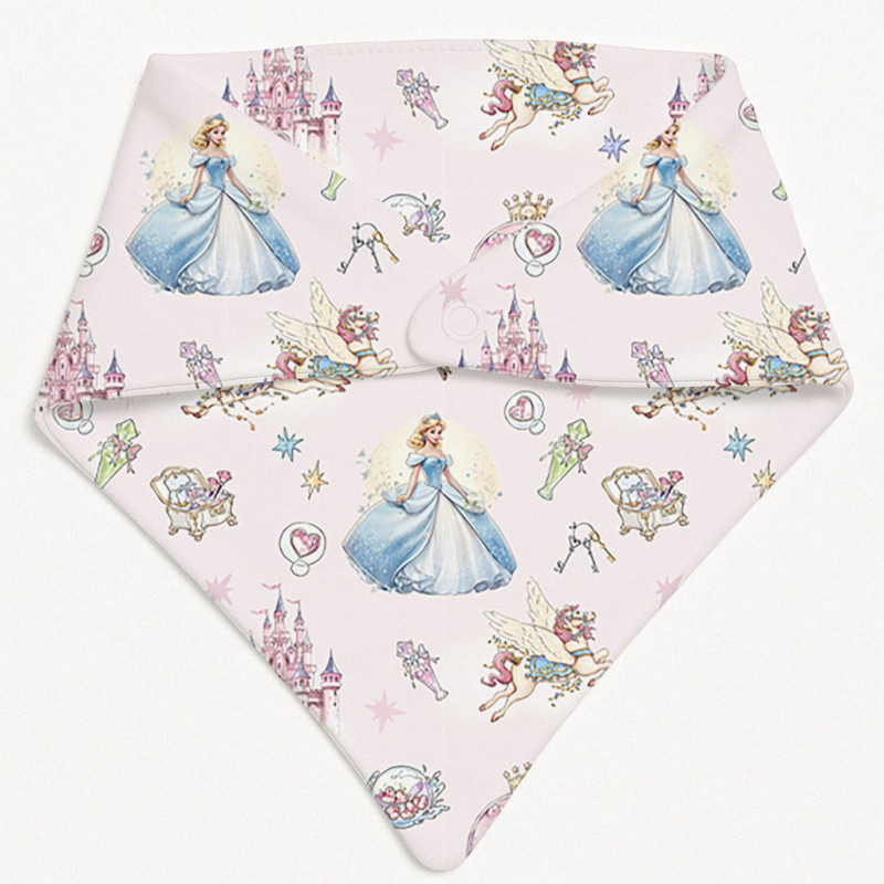 Triangle Bandana Bib for Babies Bib001  ROSEMARY