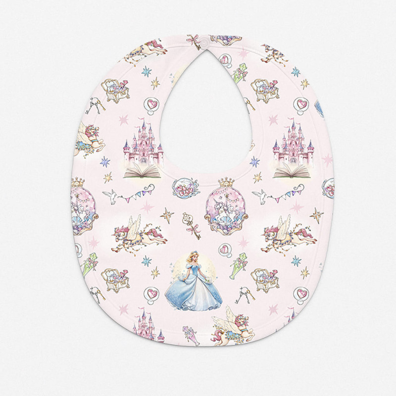 Baby Bib with Picot Trim BIB005 ROSEMARY Baby Bib with Picot Trim BIB005 ROSEMARY