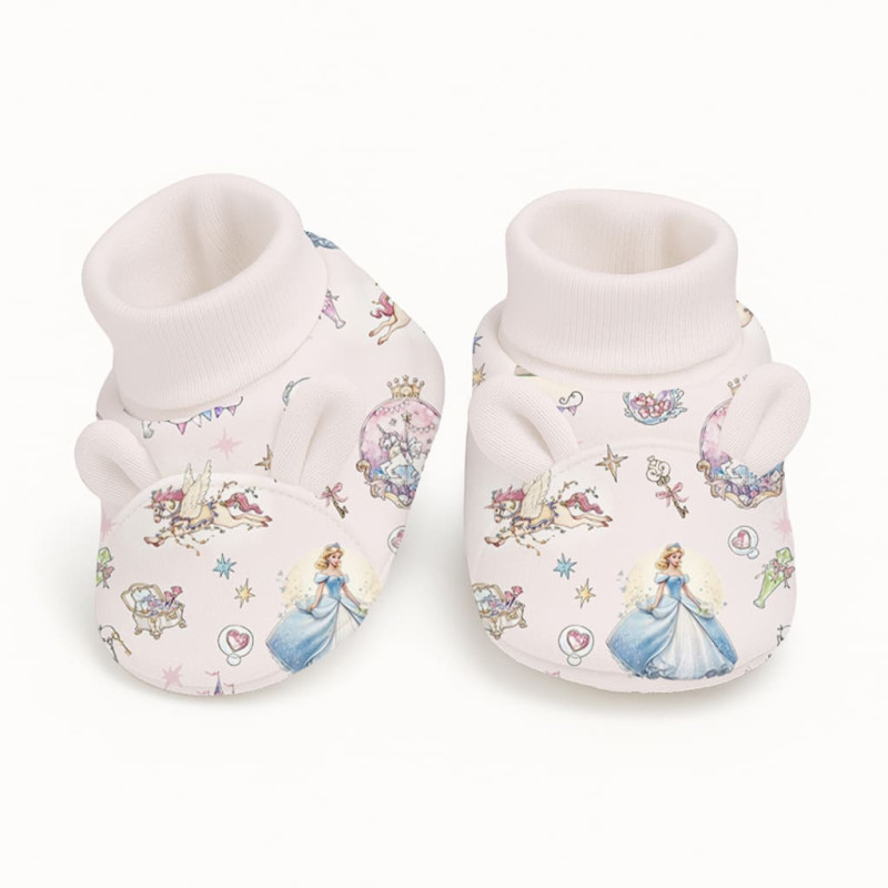 Funny Bear Booties with Ears BT001 ROSEMARY