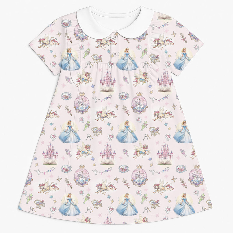 Supima Cotton Night Dress with Ruffle and Collar DR018CL ROSEMARY Supima Cotton Night Dress with Ruffle and Collar DR018CL ROSEMARY
