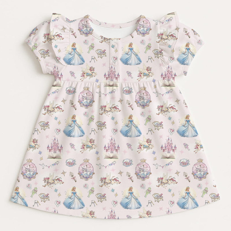 Supima Cotton Night Dress with Ruffle DR019 ROSEMARY Supima Cotton Night Dress with Ruffle DR019 ROSEMARY