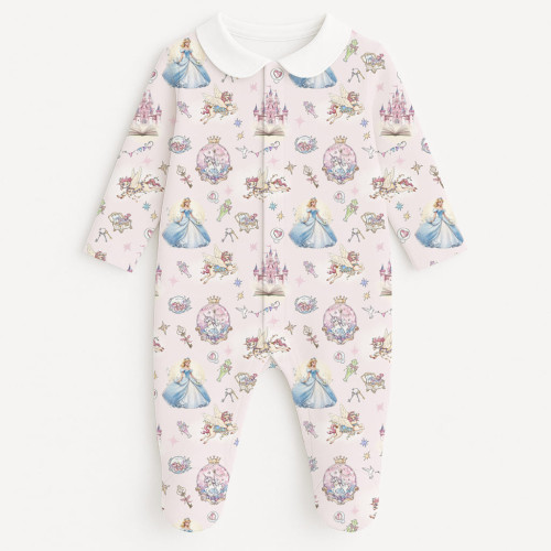 Babygrow with collar 100% p..