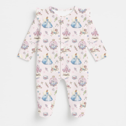 Babygrow with ruffles 100% ..