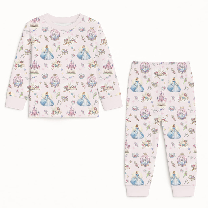 Дитяча піжама з довгим рукавом з 100% pima котона PJ001 ROSEMARY