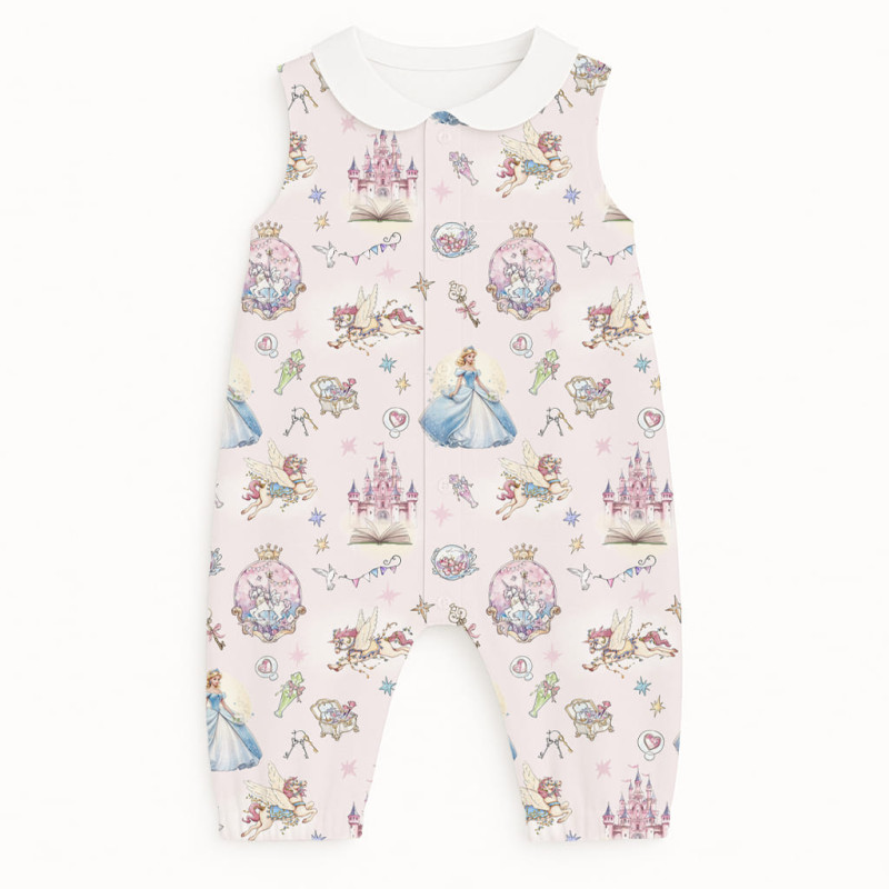 Long Supima Cotton Shortie with Sleeves and Collar R009CL ROSEMARY
