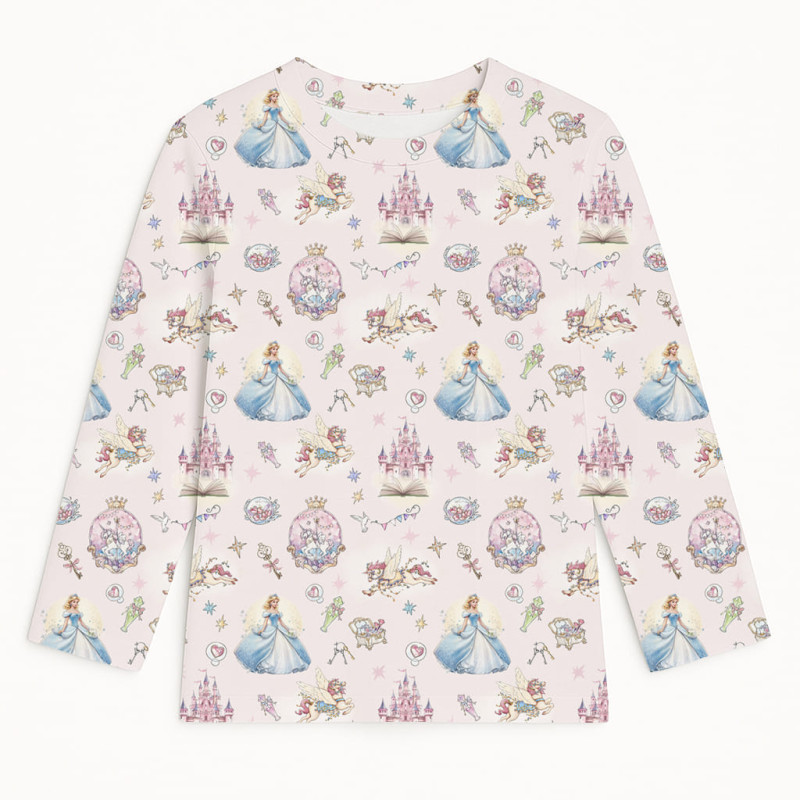 Long Sleeve T-shirt for Boys and Girls TSH002 ROSEMARY Long Sleeve T-shirt for Boys and Girls TSH002 ROSEMARY