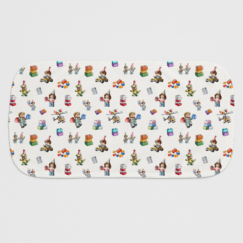 Burpy Bib BB009 – Organic Supima Cotton BLOCK PARTY Burpy Bib BB009 – Organic Supima Cotton BLOCK PARTY