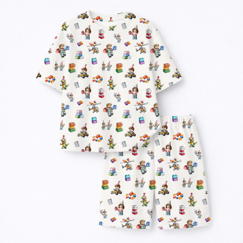 Pyjama short sleeve 100% or..