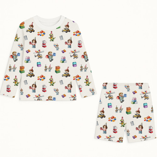 Printed Supima Cotton Top a..
