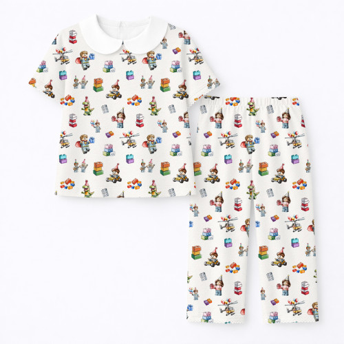 Luxury Pajama Set with Coll..