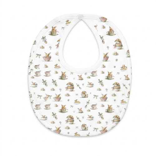 Baby Bib with Picot Trim BI..
