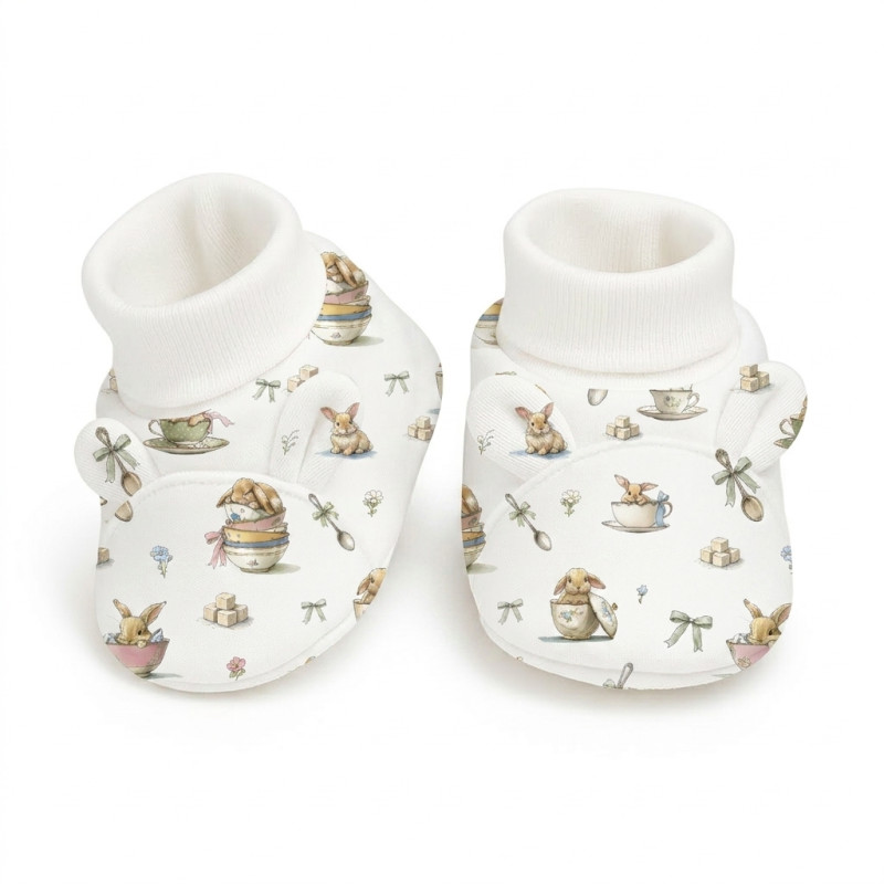 Funny Bear Booties with Ears BT001 BUNNY TEA Funny Bear Booties with Ears BT001 BUNNY TEA
