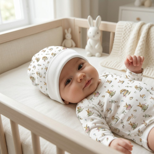 Cotton Baby Hat H004  BUNNY..