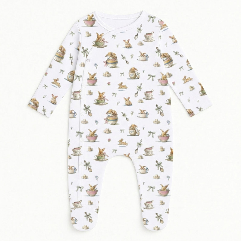 Сліп для малюка з боковою застібкою K020 BUNNY TEA
