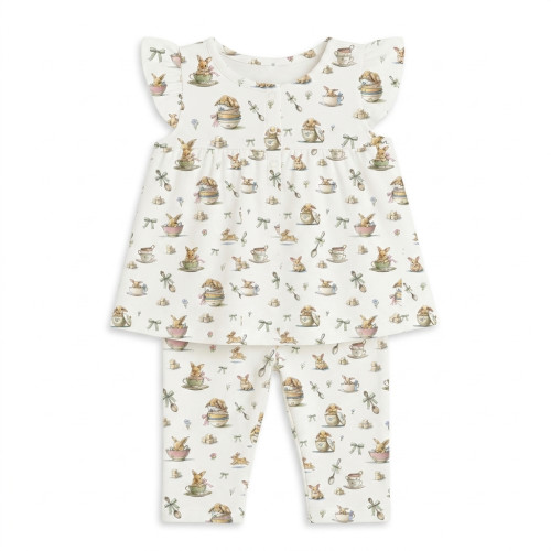 Yoke Girls Pyjama 100% orga..