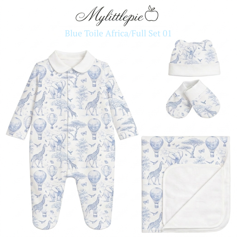 Full Set FS01 Blue Toile Africa 3 pc