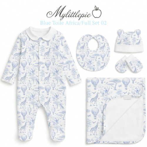 Full Set FS02 Blue Toile Af..
