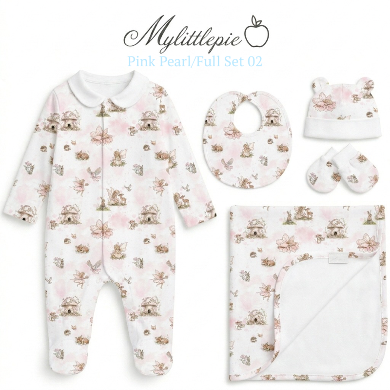 Full Set FS02 PINK PEARLS 4 pc