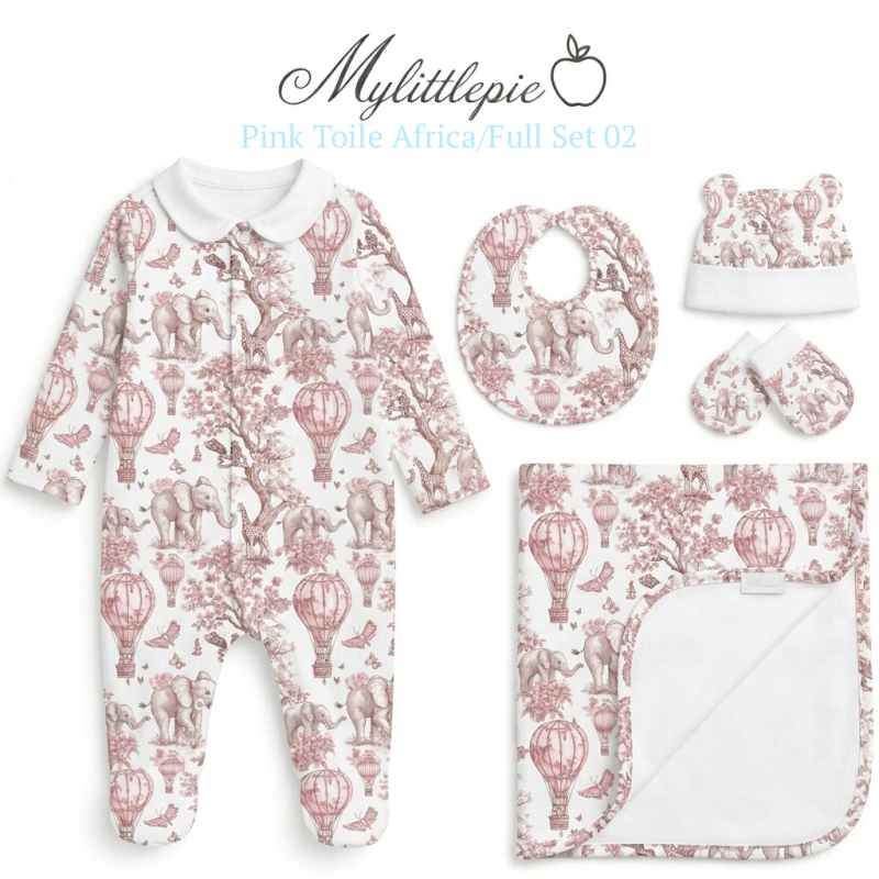 Full Set FS02 PINK TOILE AFRICA 4 pc
