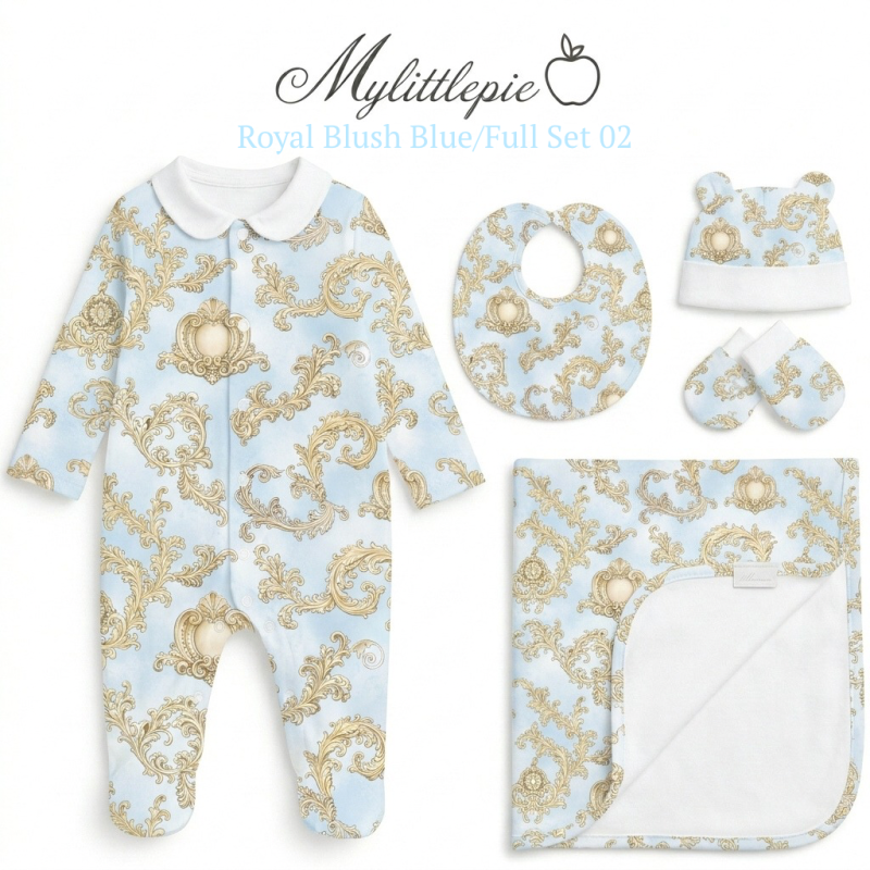 Full Set FS02 ROYAL BLUSH BLUE 4 pc
