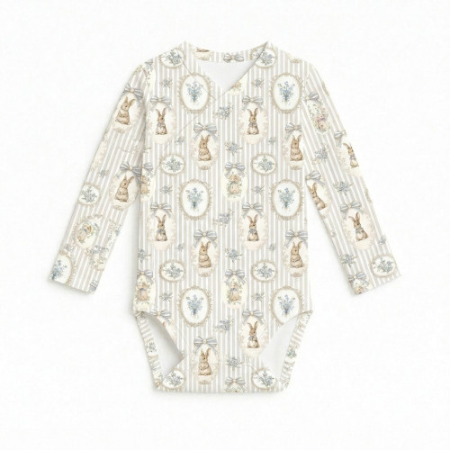 Printed Long-Sleeve Kimono ..