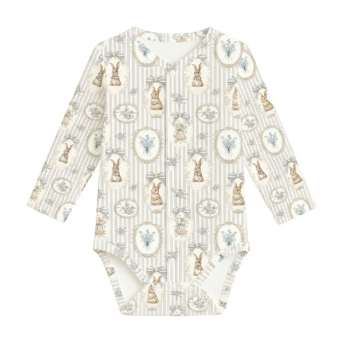 Printed Long-Sleeve Front F..