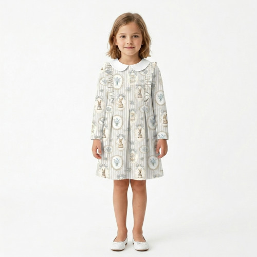 Charming Long-Sleeved Dress..