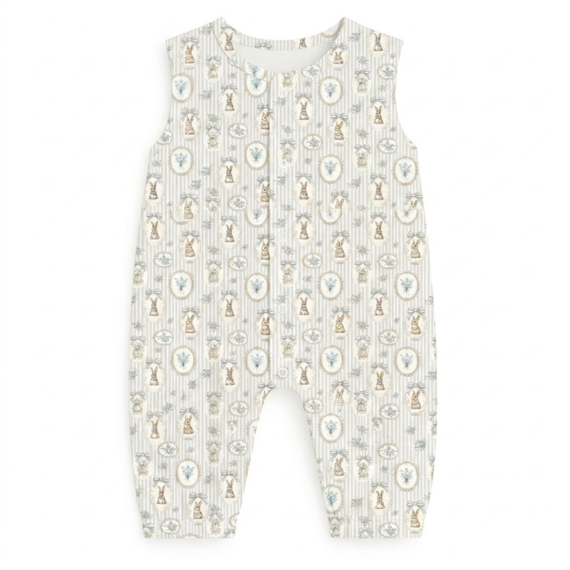 Long Supima Cotton Shortie with Sleeves R009 IVORY Long Supima Cotton Shortie with Sleeves R009 IVORY