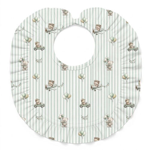 Baby Bib with Ruffles for g..