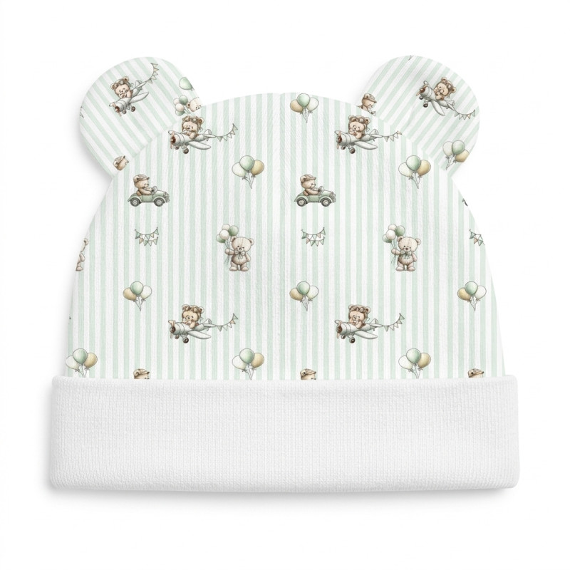 Hat with ears Supima Cotton  H002 OLIVER