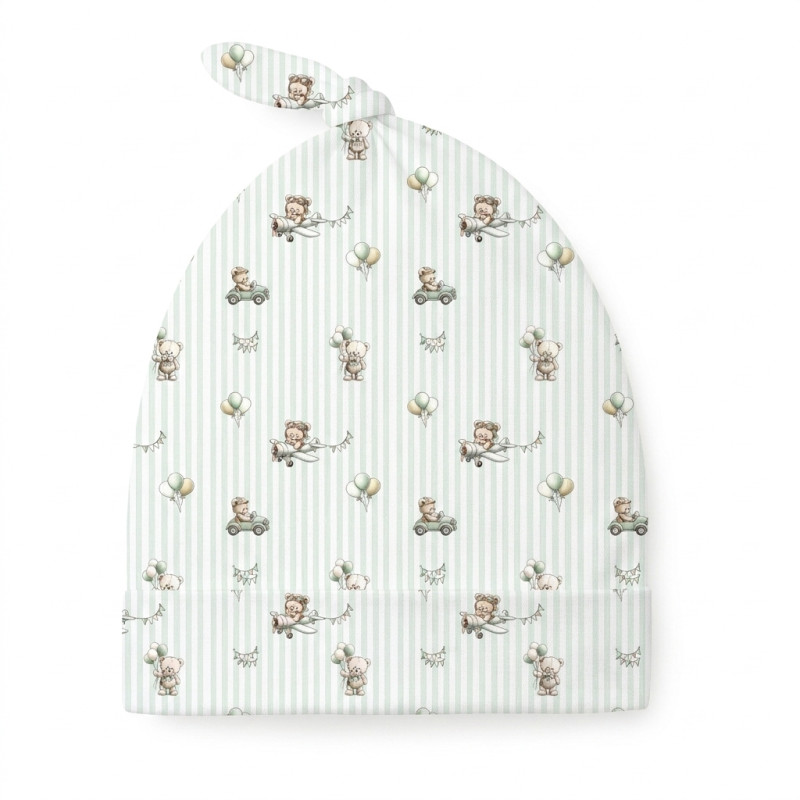 Supima Cotton Layette Hat with Knot H003 OLIVER