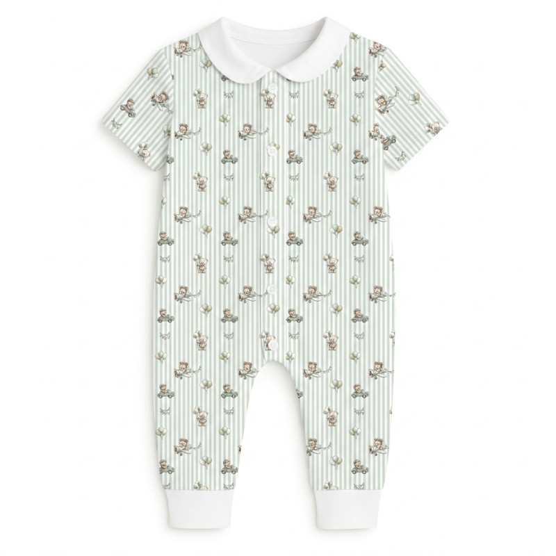 Romper Short sleeve with Collar K061CL OLIVER