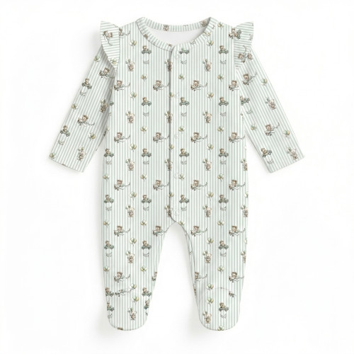 Babygrow with ruffles 100% ..