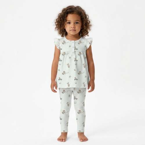 Yoke Girls Pyjama 100% orga..